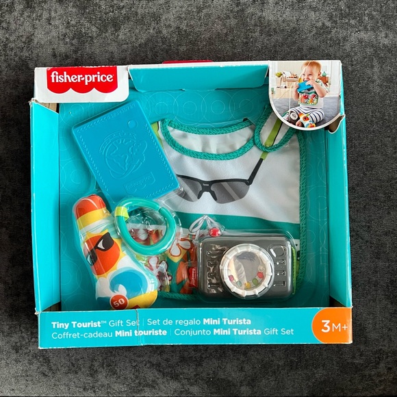 Fisher-Price Tiny Tourist Gift Set - Set 4 Giocattoli Da Viaggio Per Neonati - Foto 13